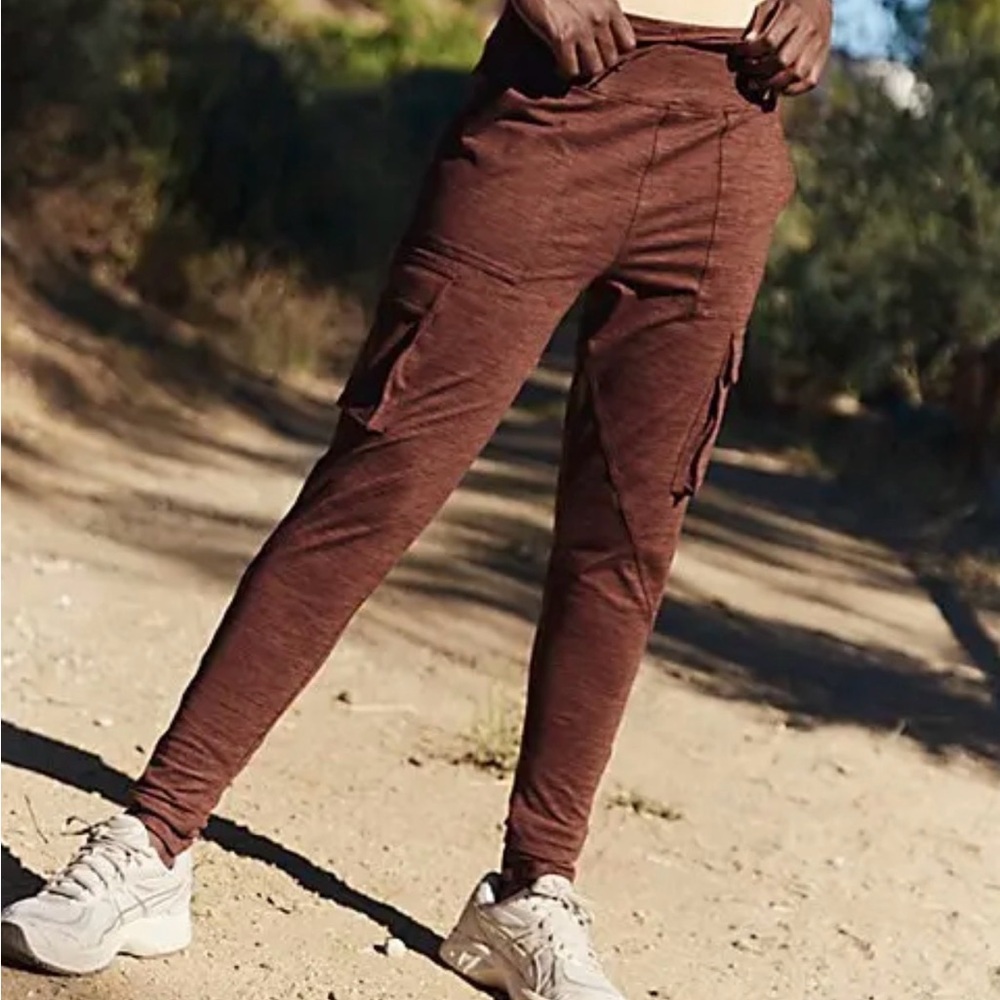 FP Movement by Free People Espresso Brown Heather Leggings